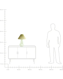 Lampada da tavolo SENGWA Vetro Verde