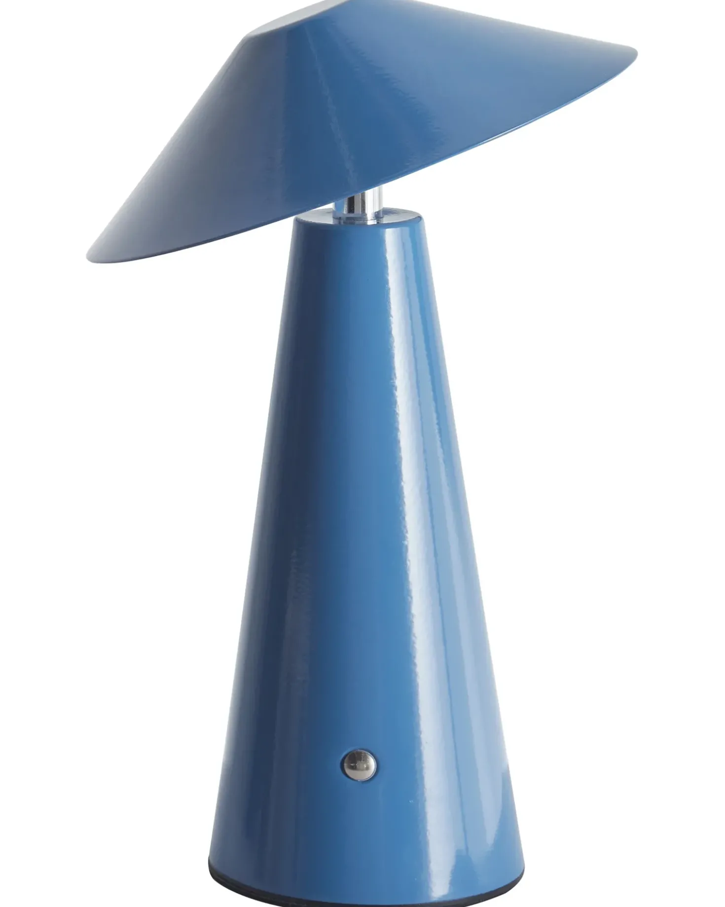 Lampada da tavolo senza fili a LED APAYAO con dimmer Metallo Blu
