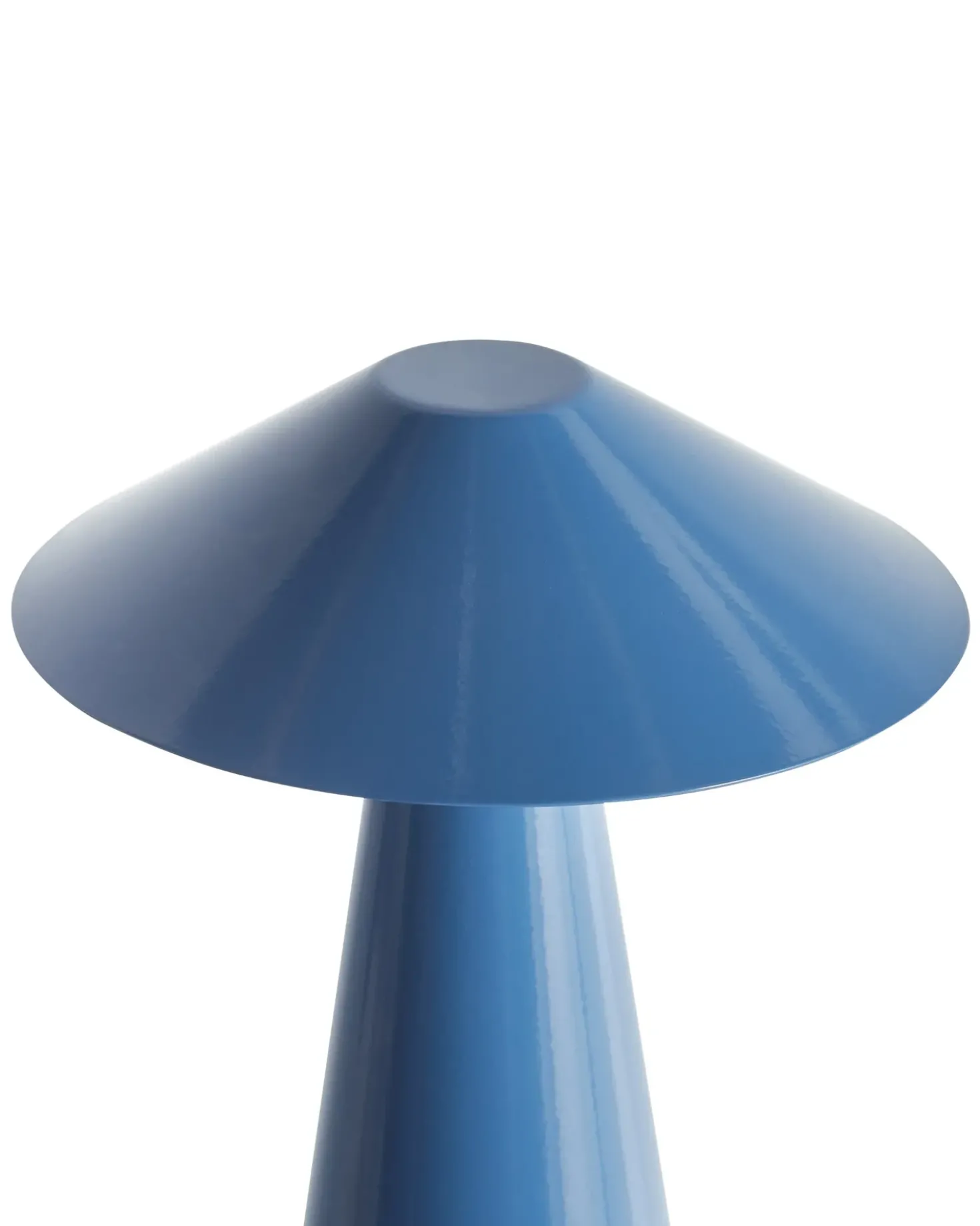 Lampada da tavolo senza fili a LED APAYAO con dimmer Metallo Blu