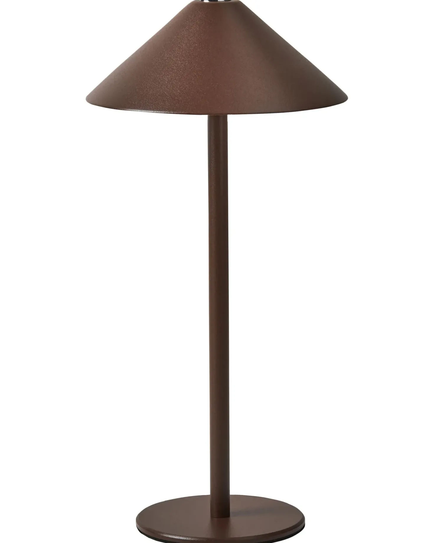 Lampada da tavolo senza fili a LED FRANCOLI con dimmer Metallo Marrone