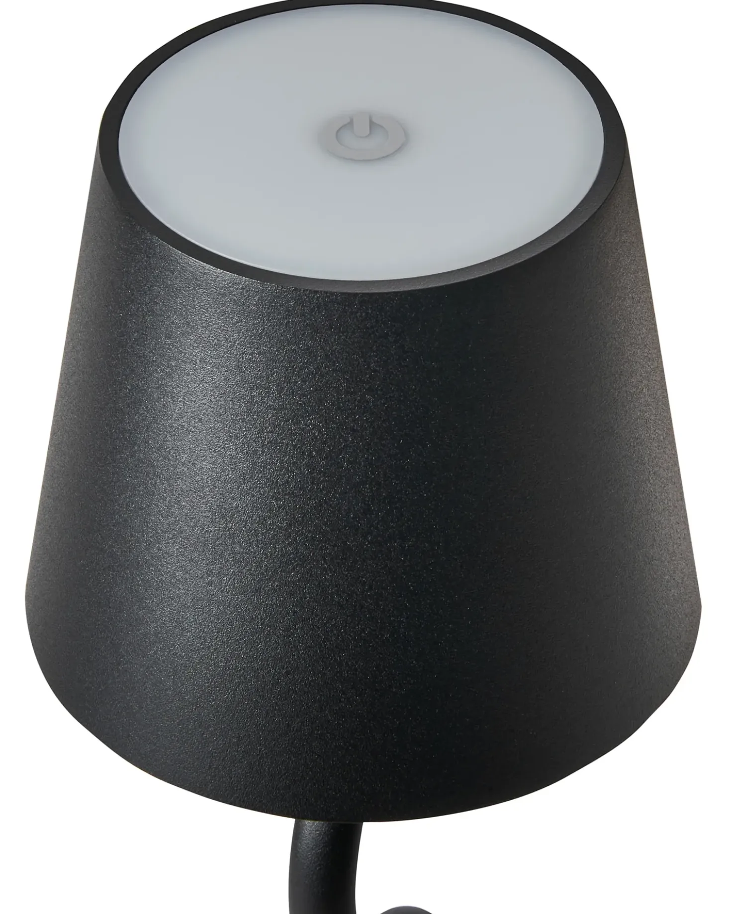 Lampada da tavolo senza fili a LED VOUGA con dimmer Metallo Nero