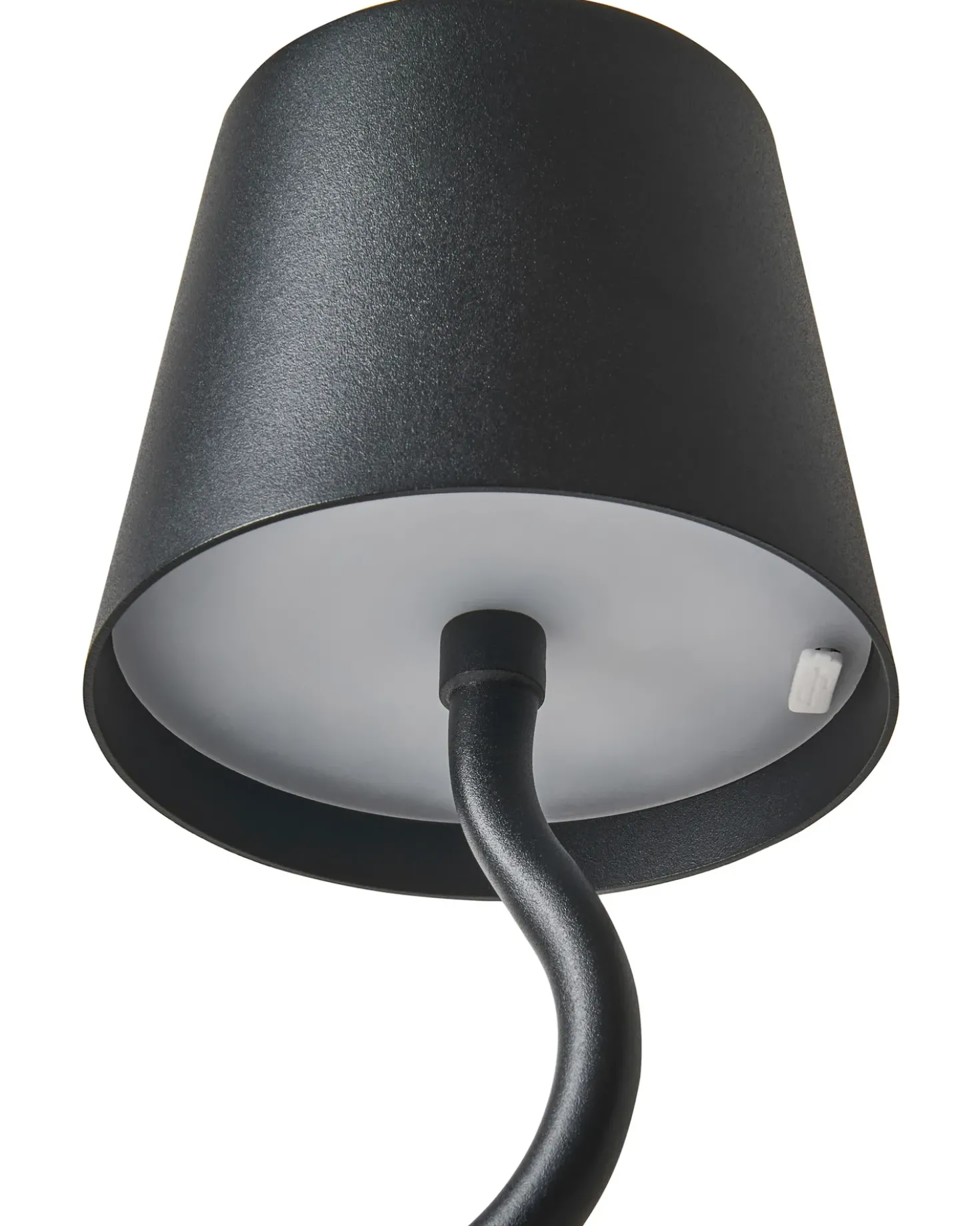 Lampada da tavolo senza fili a LED VOUGA con dimmer Metallo Nero