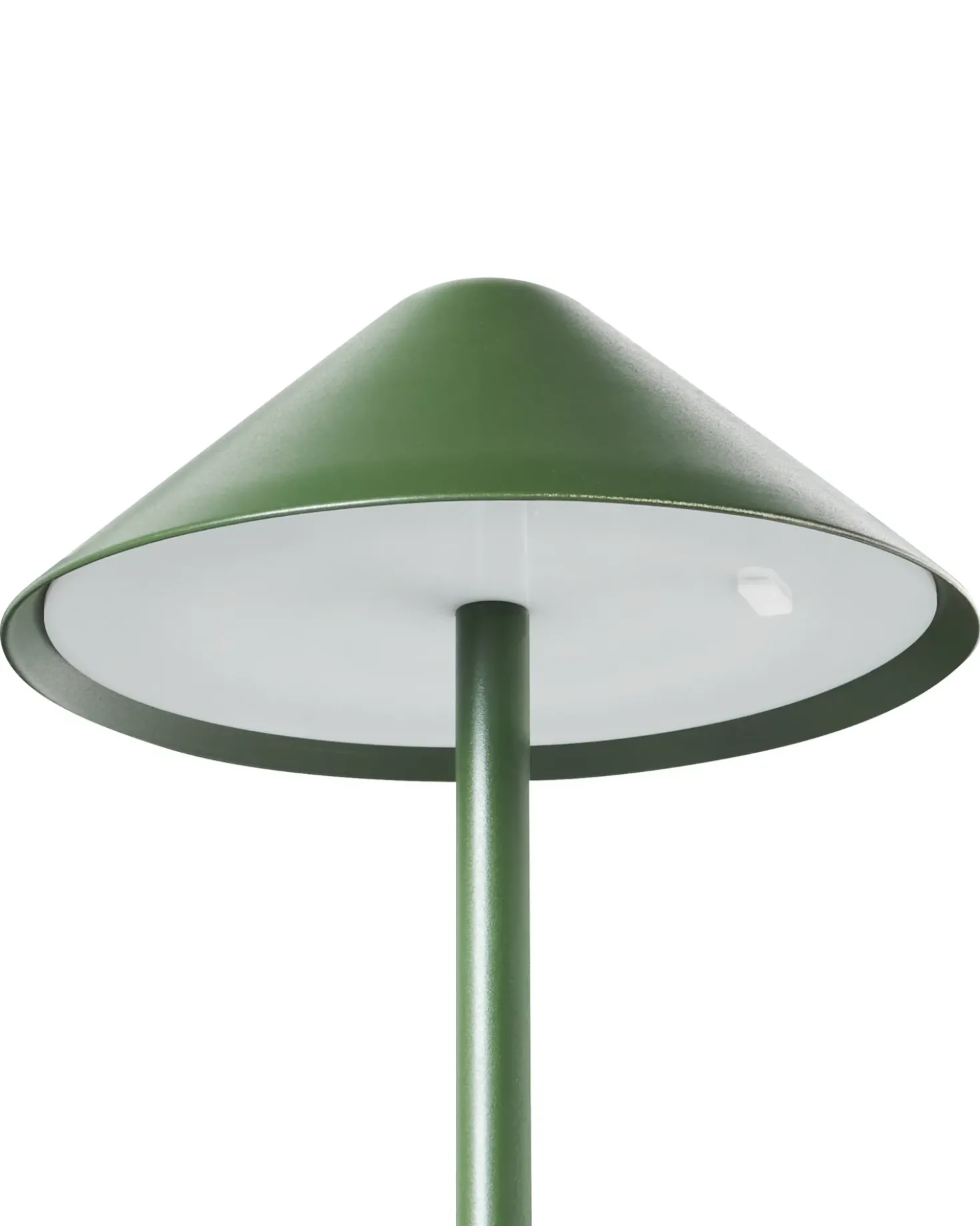 Lampada da tavolo senza fili a LED MODJO con dimmer Metallo Verde