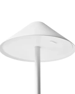 Lampada da tavolo senza fili a LED FRANCOLI con dimmer Metallo Bianco