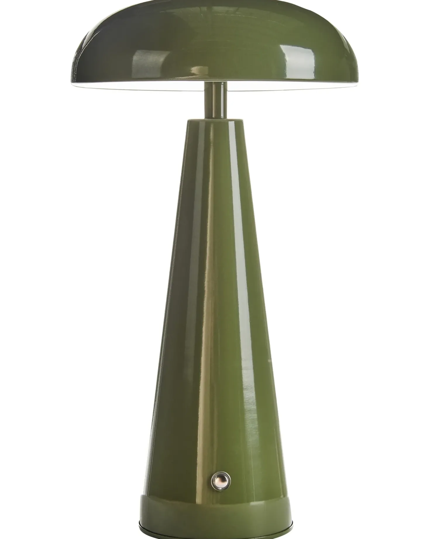 Lampada da tavolo senza fili a LED BOCONO con dimmer Metallo Verde