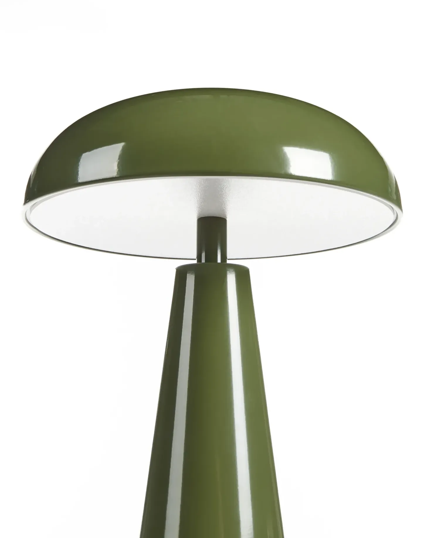 Lampada da tavolo senza fili a LED BOCONO con dimmer Metallo Verde