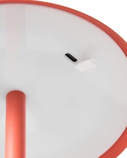 Lampada da tavolo senza fili a LED MODJO con dimmer Metallo Rosso