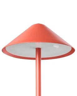 Lampada da tavolo senza fili a LED MODJO con dimmer Metallo Rosso