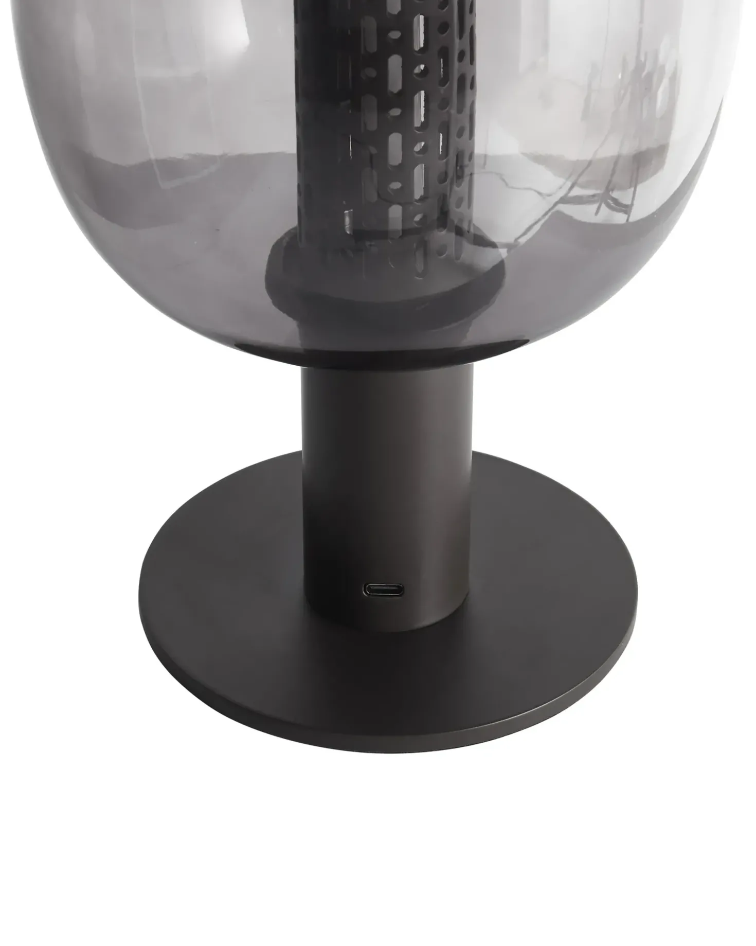 Lampada da tavolo senza fili a LED PULANGI con dimmer Metallo Nero