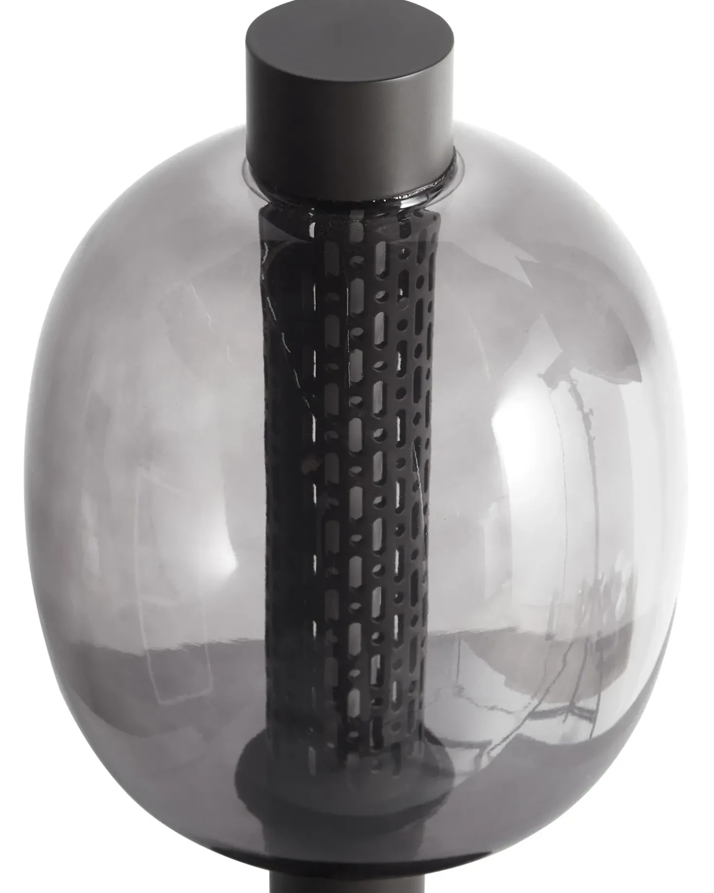 Lampada da tavolo senza fili a LED PULANGI con dimmer Metallo Nero