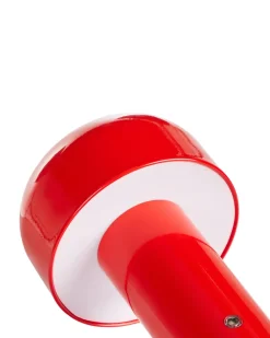 Lampada da tavolo senza fili a LED BESOS con dimmer Metallo Rosso