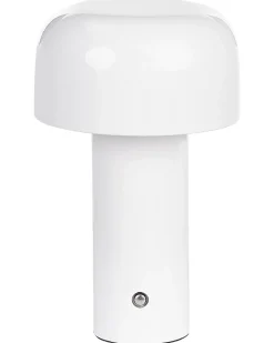 Lampada da tavolo senza fili a LED BESOS con dimmer Metallo Bianco