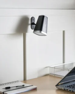 Lampada da tavolo senza fili a LED MUSCA con dimmer Nero