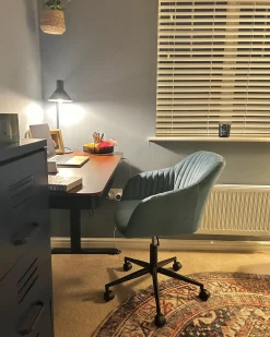 Lampada da tavolo senza fili RIMAVA Regolabile Metallo Blu
