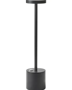 Lampada da tavolo senza fili a LED LIZANDRO con dimmer Metallo Nero