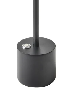Lampada da tavolo senza fili a LED LIZANDRO con dimmer Metallo Nero