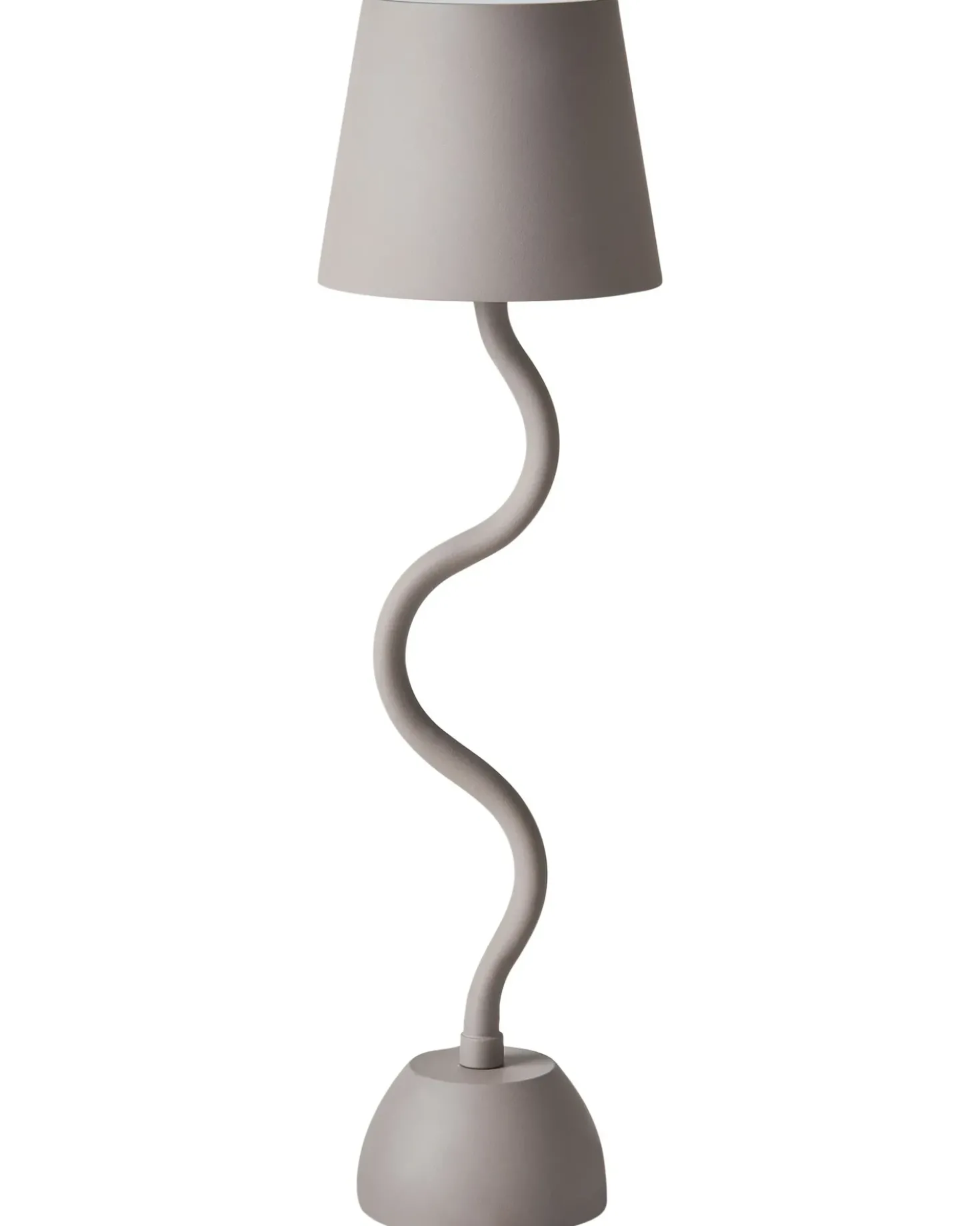 Lampada da tavolo senza fili a LED VOUGA con dimmer Metallo Beige