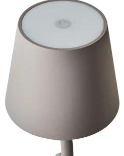 Lampada da tavolo senza fili a LED VOUGA con dimmer Metallo Beige