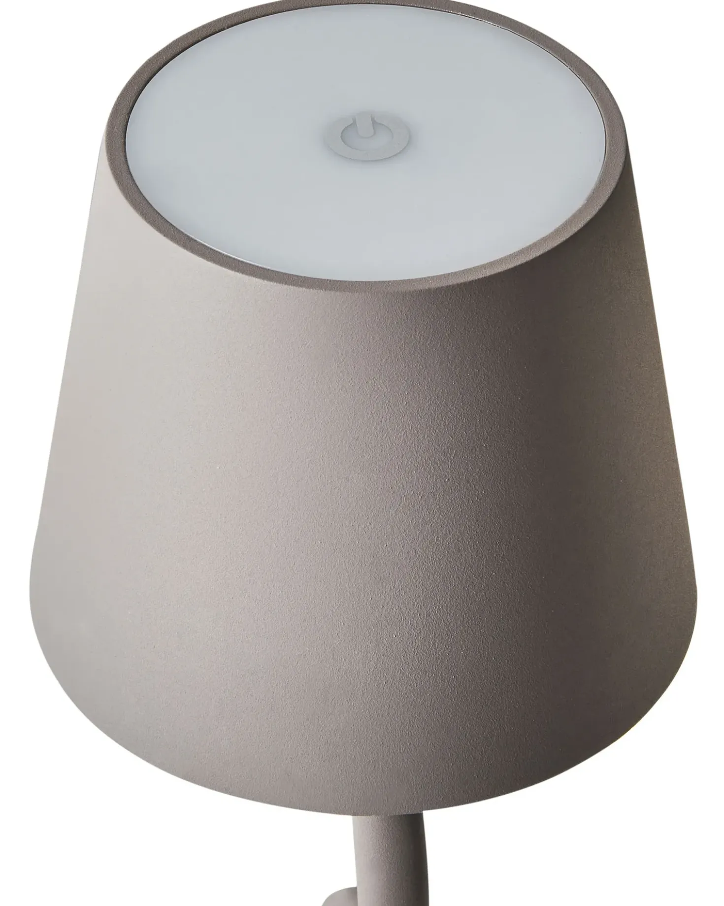 Lampada da tavolo senza fili a LED VOUGA con dimmer Metallo Beige