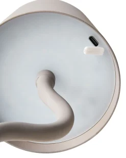 Lampada da tavolo senza fili a LED VOUGA con dimmer Metallo Beige