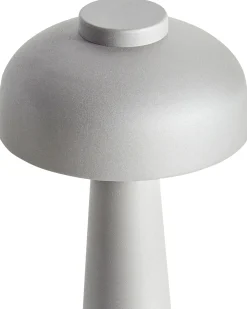Lampada da tavolo senza fili a LED AGUSAN con dimmer Metallo Grigio