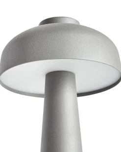 Lampada da tavolo senza fili a LED AGUSAN con dimmer Metallo Grigio