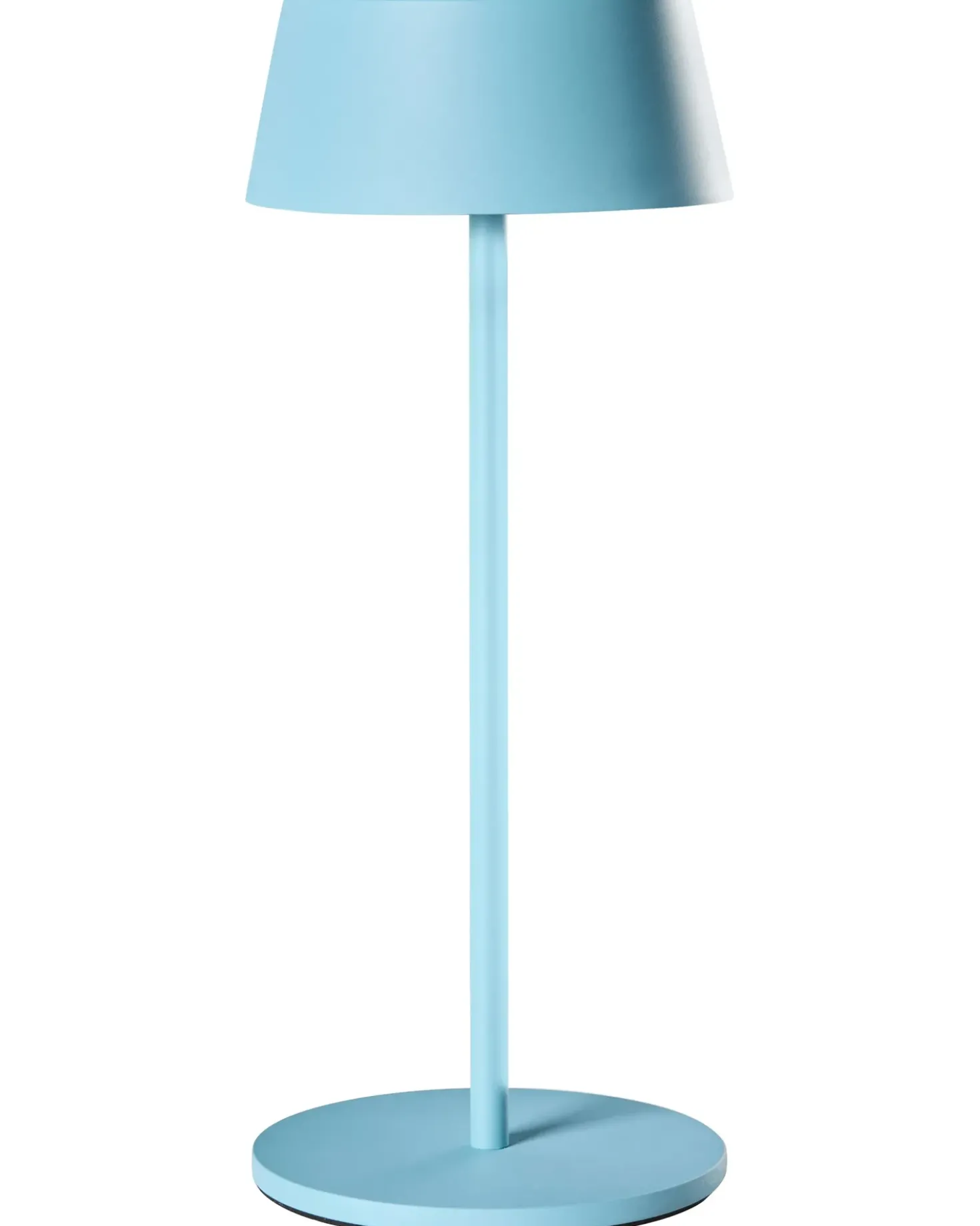 Lampada da tavolo senza fili a LED GUDER con dimmer Metallo Blu
