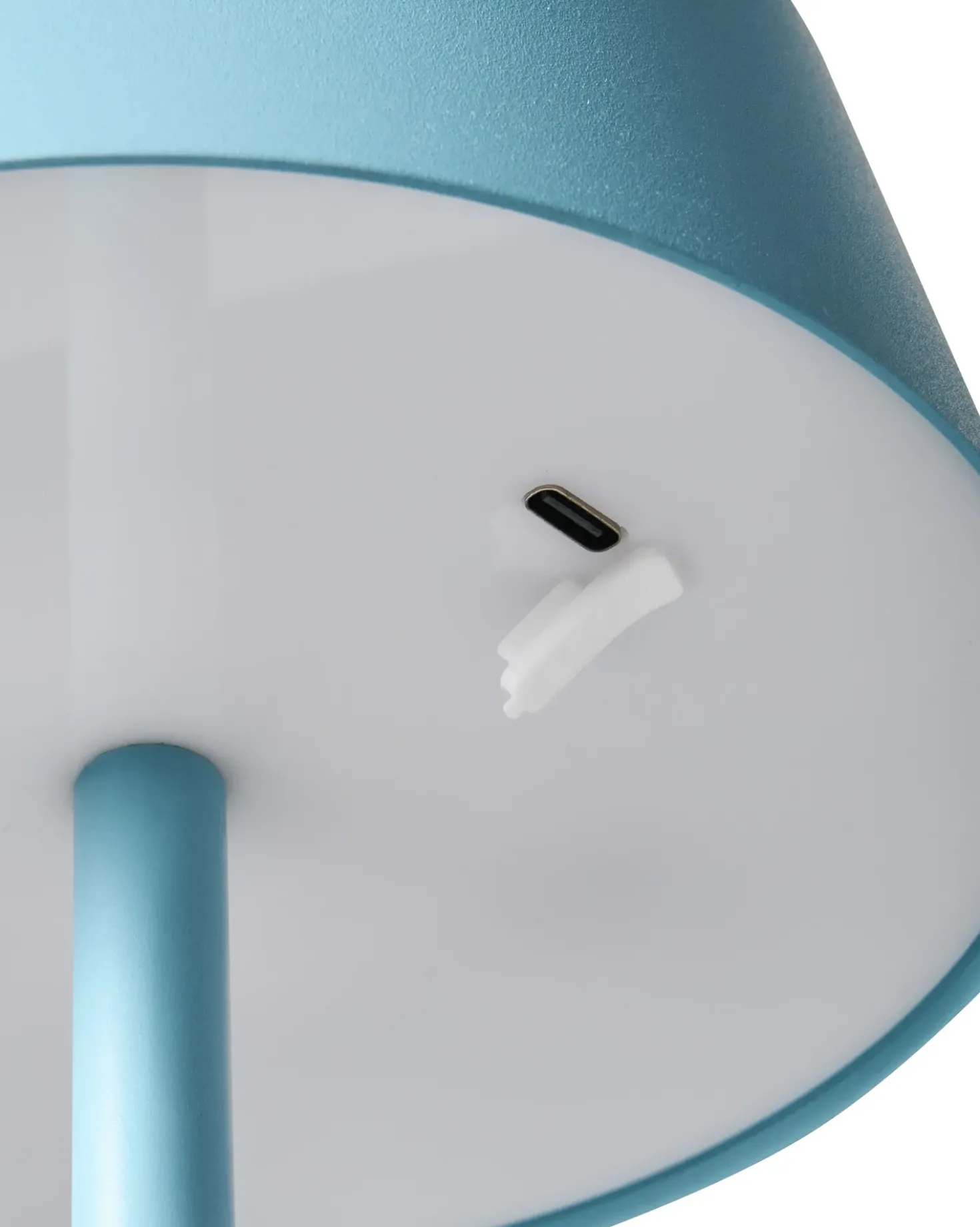 Lampada da tavolo senza fili a LED GUDER con dimmer Metallo Blu