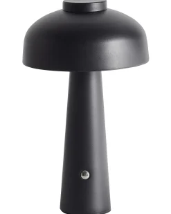 Lampada da tavolo senza fili a LED AGUSAN con dimmer Metallo Nero