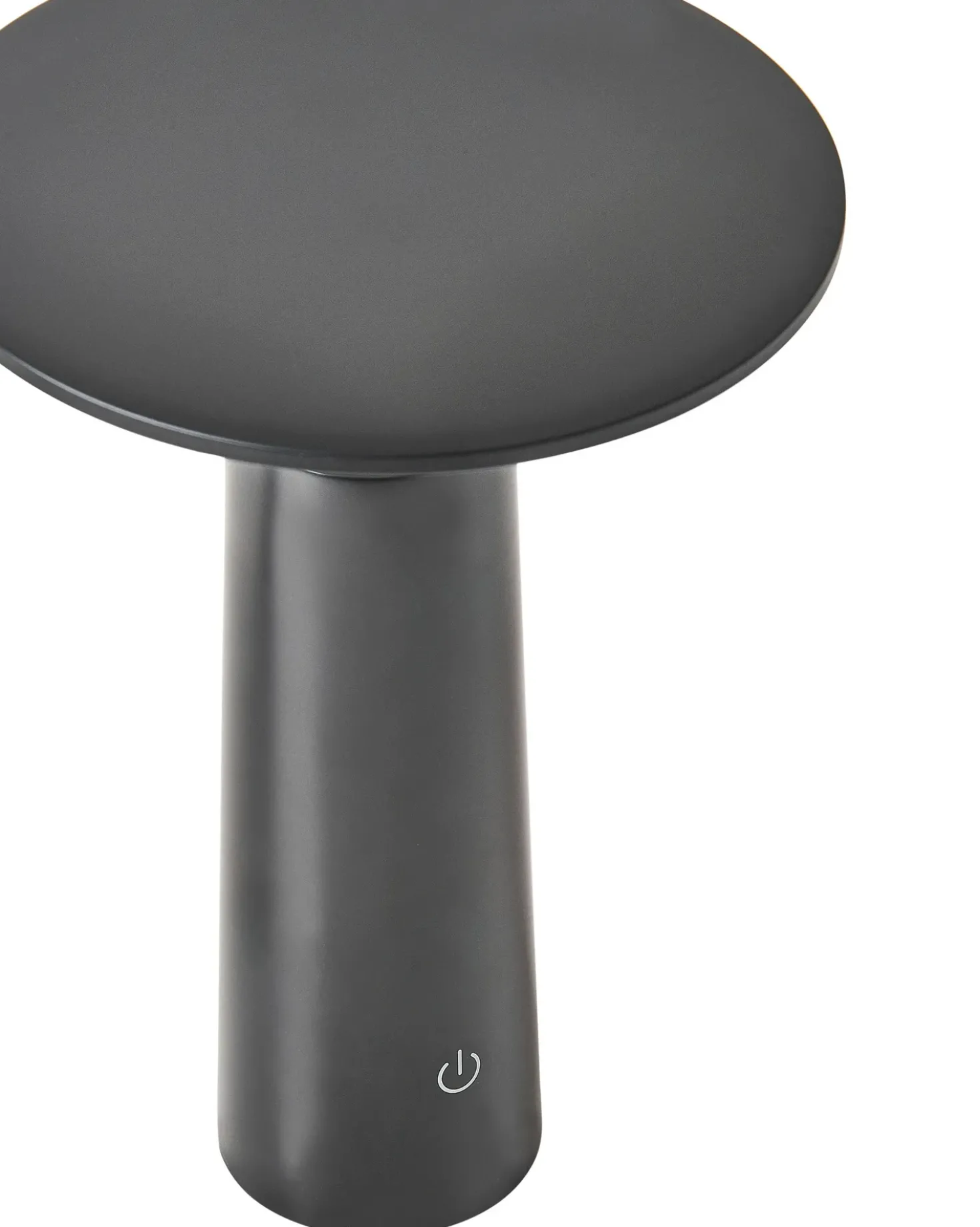 Lampada da tavolo senza fili a LED LEVIRA con dimmer Metallo Nero