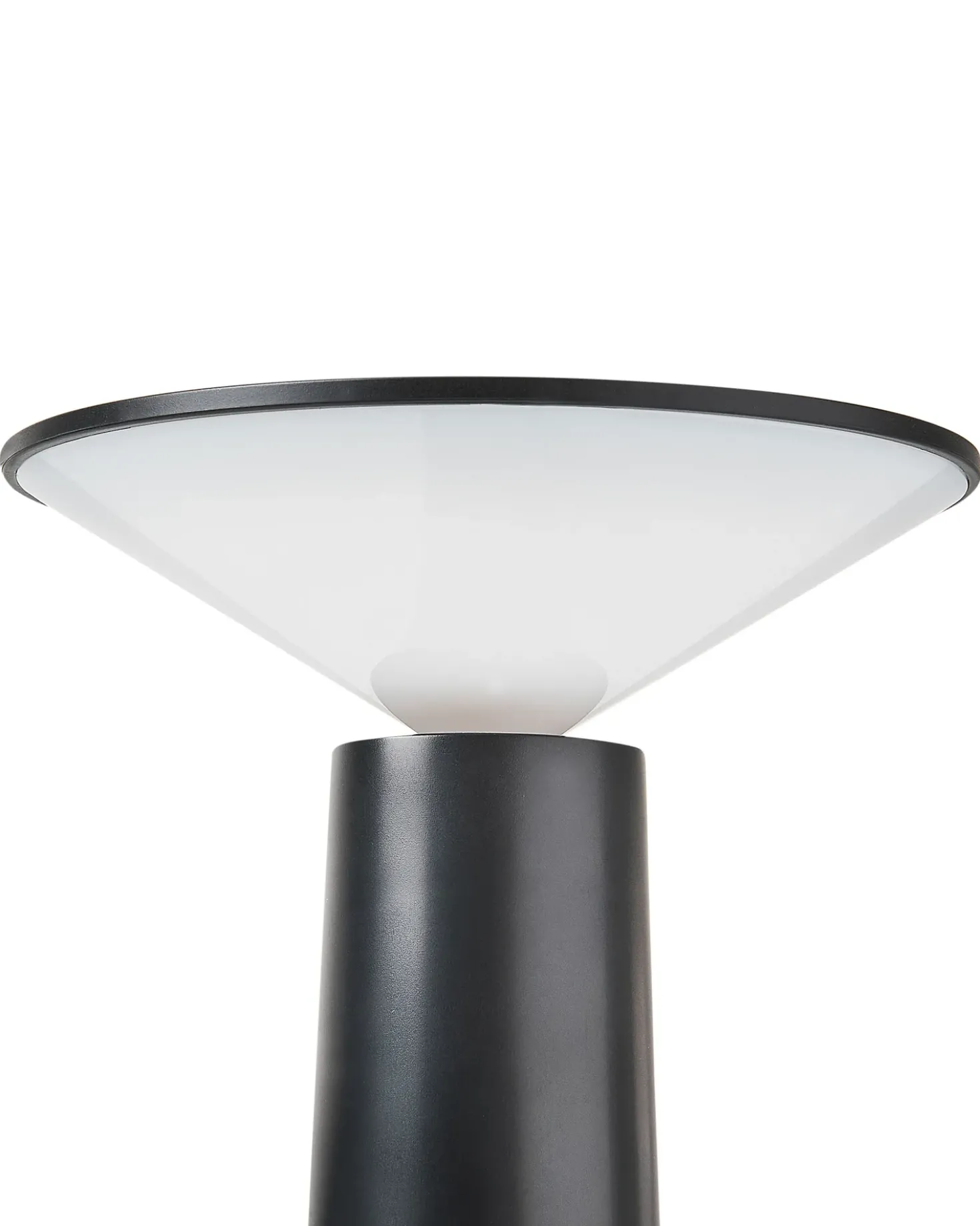 Lampada da tavolo senza fili a LED LEVIRA con dimmer Metallo Nero