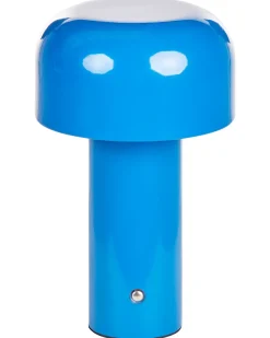 Lampada da tavolo senza fili a LED BESOS con dimmer Metallo Blu