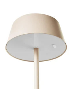 Lampada da tavolo senza fili a LED GUDER con dimmer Metallo Beige