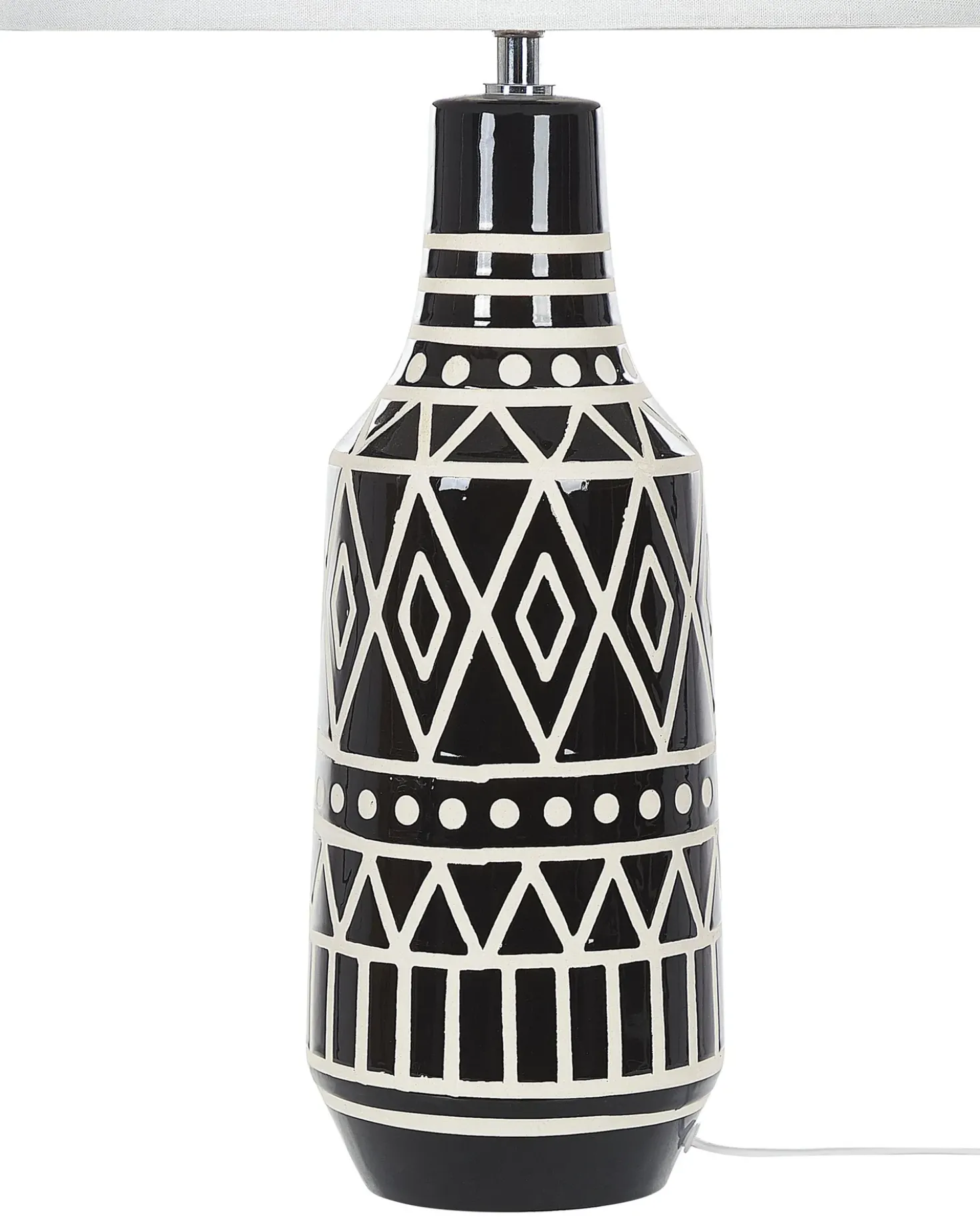 Lampada da tavolo SHEBELLE Ceramica Nero