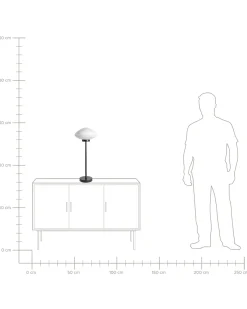 Lampada da tavolo SIBUN Metallo Nero
