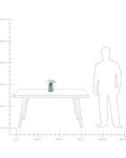 Lampada da tavolo SIGI Metallo Verde chiaro