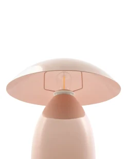 Lampada da tavolo SIGI Metallo Rosa pastello