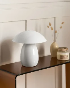 Lampada da tavolo SIGI Metallo Bianco