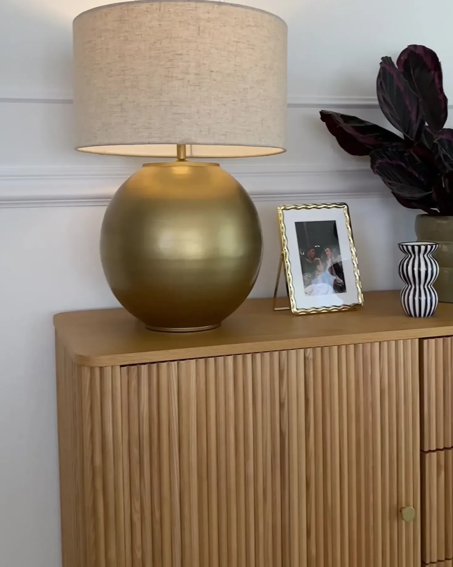 Lampada da tavolo SOBRAMATI Metallo Ottone
