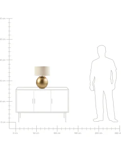 Lampada da tavolo SOBRAMATI Metallo Ottone