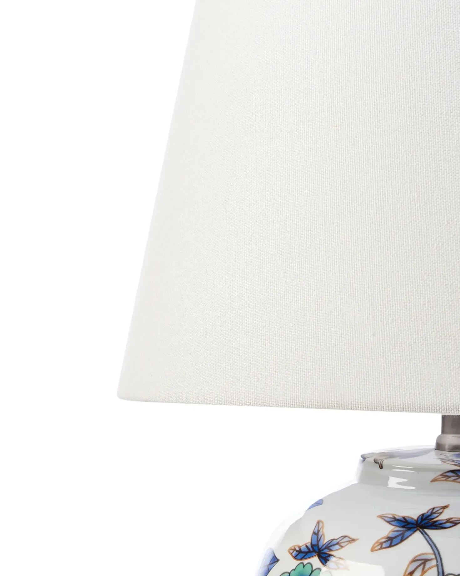 Lampada da tavolo SUNJA Porcellana Bianco/Blu