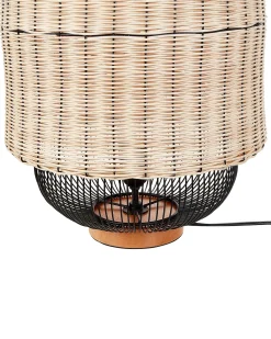 Lampada da tavolo TANGANYIKA Rattan Naturale