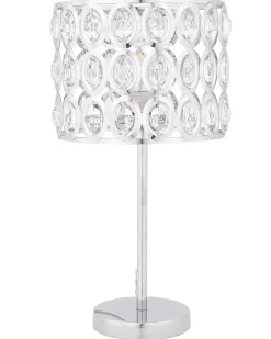 Lampada da tavolo TENNA Cristallo Argento