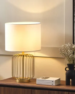 Lampada da tavolo THOUET Metallo Oro