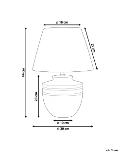 Lampada da tavolo TIGRE Ceramica Beige