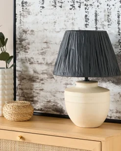 Lampada da tavolo TIGRE Ceramica Beige