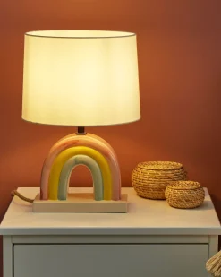 Lampada da tavolo TITNA Ceramica Multicolore