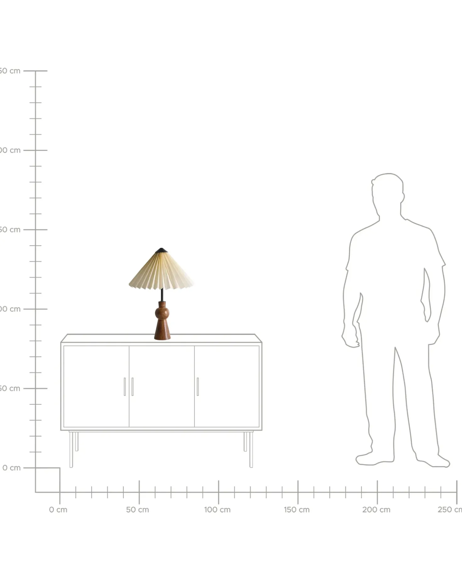 Lampada da tavolo TOJSAN Carta Beige