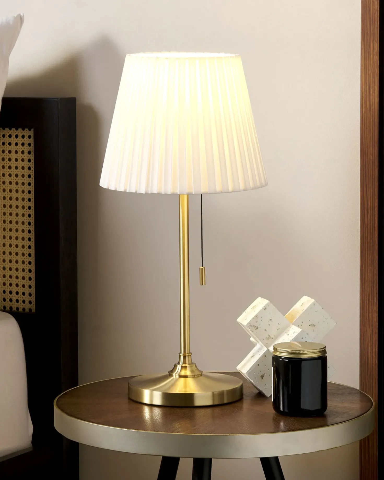 Lampada da tavolo TORYSA Metallo Oro