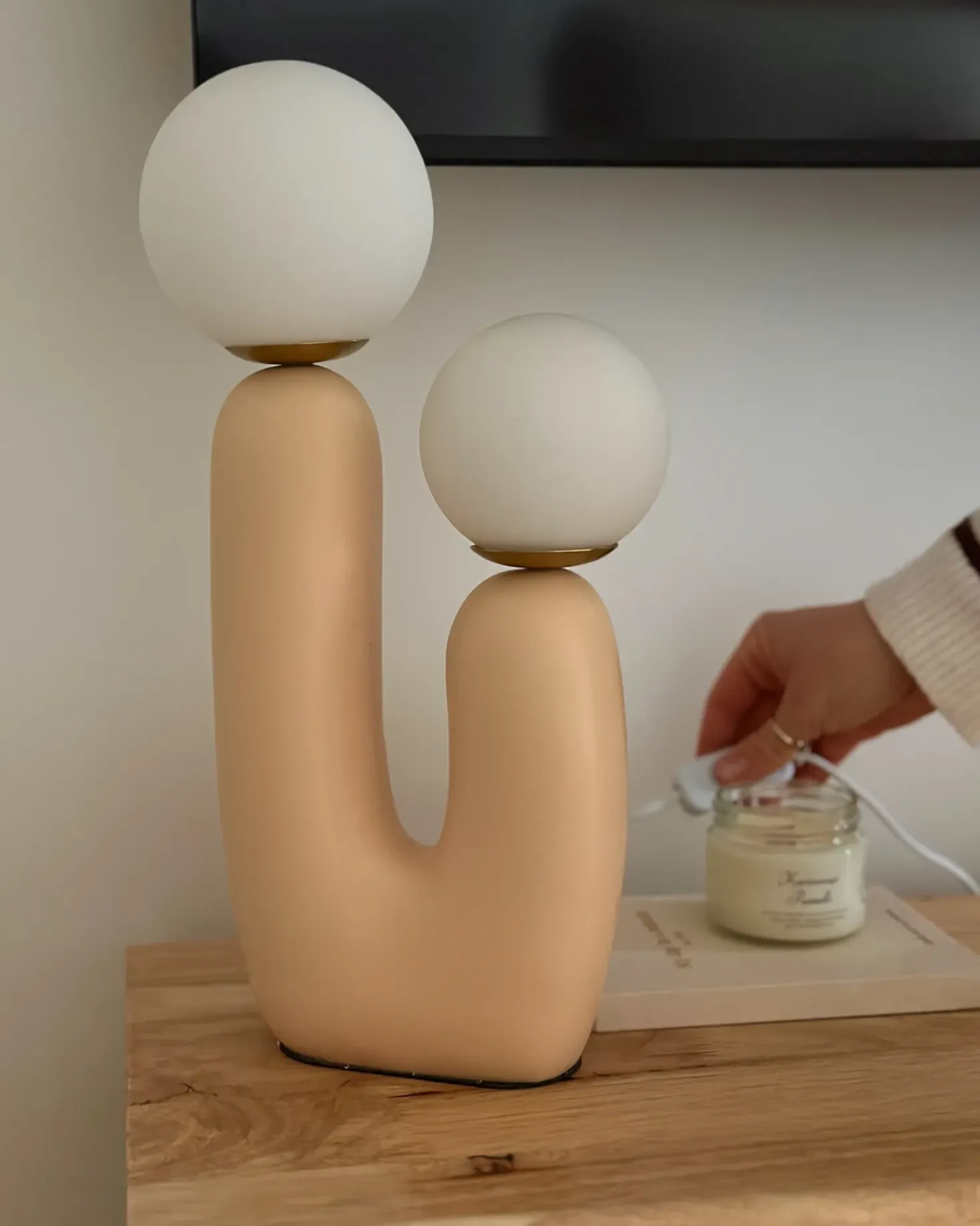 Lampada da tavolo TULUN Beige